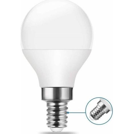 Barcelona Led – Ampoule LED E14 4W G45 Globe – Blanc chaud – Remplace ampoules jusqu'à 35W – Diffusion lumineuse à 360° – Économie d'énergie jusqu'à 80% (1/5)