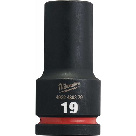 Schlagschrauber-Steckschlüssel milwaukee impact socket Stahl 9 cm (1/3)