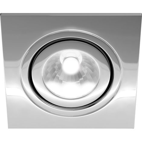 Wholesale Domestic Cali Polished Chrome IP65 35W Square Tiltable Bathroom Downlight (1/3)
