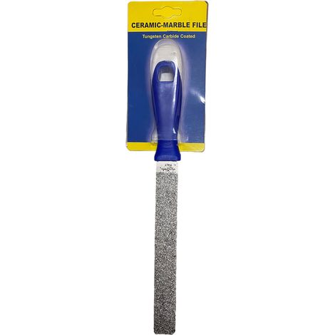 LIMA PIATTA 200mm TAGLIO GROSSO/FINE CERAMICA CEMENTO STELLA BIANCA