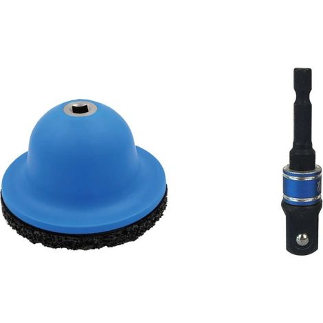 Disque De Nettoyage Pour Moyeu De Roue 150mm Avec Adaptateur Pour Meuleuse D'angle Atelier Auto (1/5)
