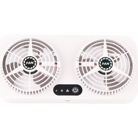 Ventilateur de voiture professionnel à 3 vitesses, silencieux, avec alimentation USB, idéal pour la voiture et la maison. (1/5)