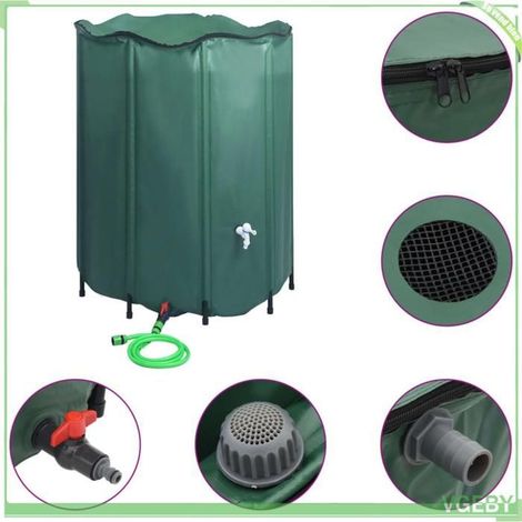 Réservoir pliable d'eau de pluie - FAFEICY - 48607 - 1 000 L - Pliable - PVC 1000D anti-corrosion (1/5)