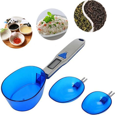 Cuillère doseuse numérique 500g/0.1g, balance de cuisine électronique à écran LCD pour peser les aliments