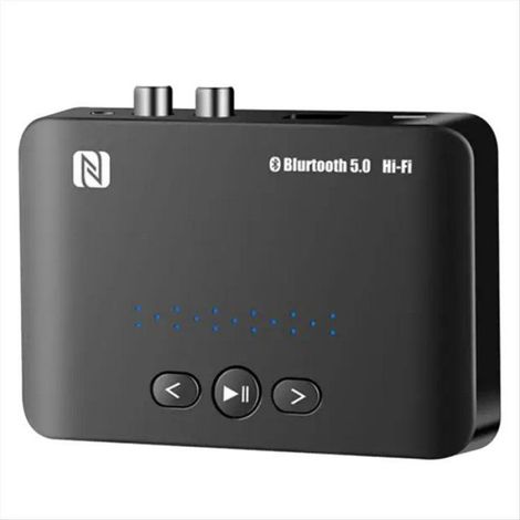 NFC Bluetooth 5.0 RéCepteur ÉMetteur StéRéO AUX U Disque RCA Adaptateur Bluetooth Optique Sans Fil Pour TV PC Haut Parleur de (1/4)