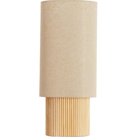 Light & Living - lampe de table - Laslo - naturel - bois - lampe