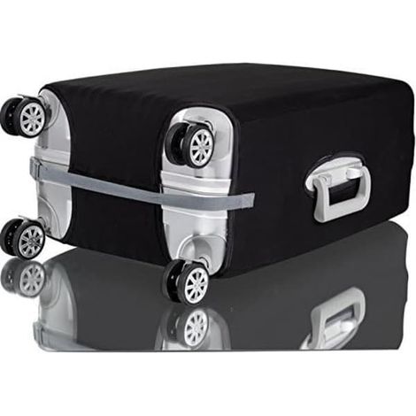 Dammtätt bagageskydd - Spandex Resväskeskydd - tvättbart - Organizer, Resväskeskydd - Resväska elastiskt dammskydd - Noir - pour XL :