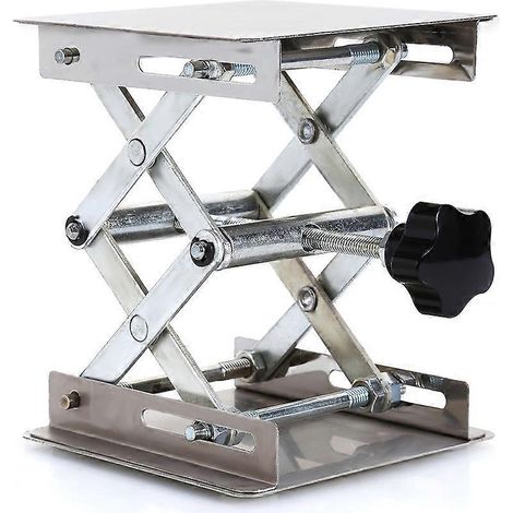 100 x 100 mm Laborlift-Hebeplattformen, Ständer, Scherenständer, Edelstahl