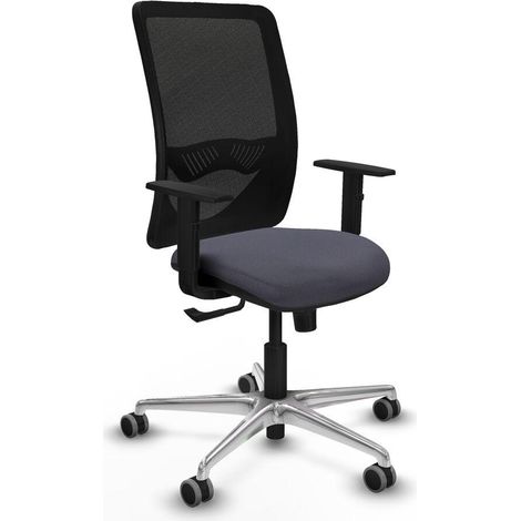 Piqueras-y-crespo Zulema chaise bureau gris sombre confort