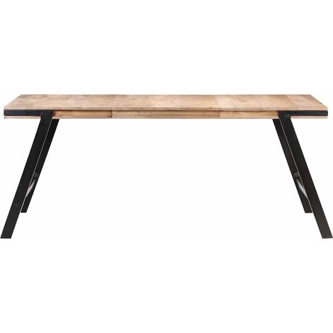 Maison Exclusive - Esstisch 180x90x76 cm Massivholz Mango (1/5)