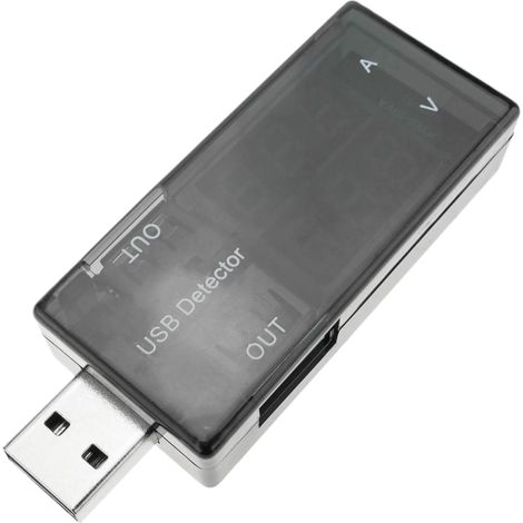 BeMatik - Voltmètre Ampèremètre et niveau de charge USB avec viseurs à 3 chiffres (1/5)