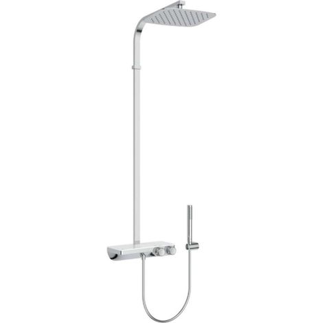 Ideal Standard Ceratherm S200 - Set doccia con termostato, 30x20 cm, 3 getti, cromo A7332AA (1/5)