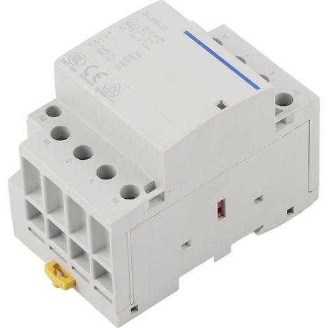 Contacteur domestique 4P 32A CA, montage sur rail DIN, 2NC 2NC (CA 230V) (1/5)