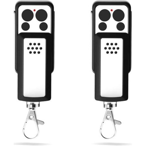 Telecommande Universelle PortailLot de 2 Télécommandes de Portail 433,92 MHz – Compatible avec 114253, OLD 104250, RED 104257, 104251, 104350 – 4 Canaux, Code Tournant, Design à Glissière – Piles Incl (1/4)