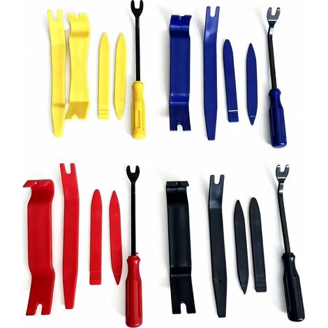 Kit di smontaggio autoradio da 8 pezzi in sacchetto, colore da specificare (1/5)