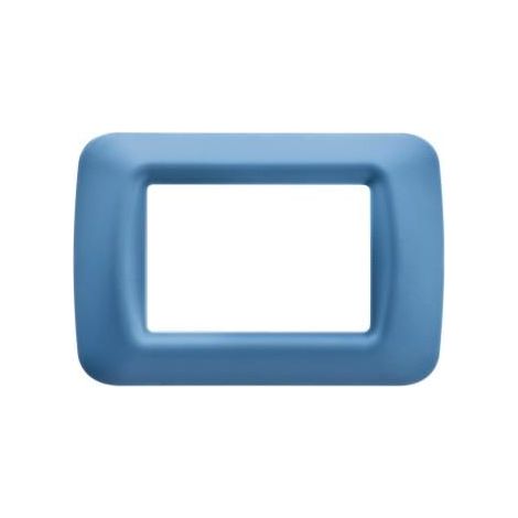 PLAQUE 3 POS.BLEU CIEL TOP SYSTEM GEWISS GW22563