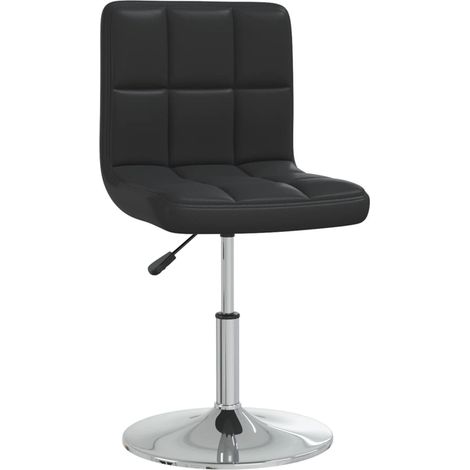 Chaise à manger Noir Similicuir (1/2)