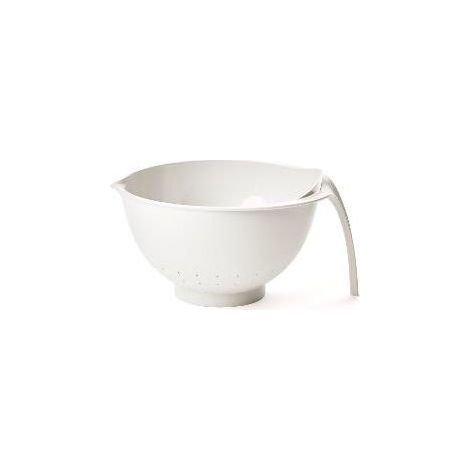 GUZZINI Scolatutto Chef Line D 24,5 Cm Bianco in Plastica – Scolapasta Pratico e Resistente per Cucina