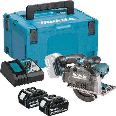 MAKITA DCS552RTJ 18v Circ metal cutting saw 136mm blade (1/5)