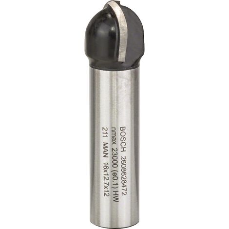 Bosch 1x Fresa rinforzata PRO (per Legno tenero, Legno duro, Ø 16 mm, Professional Accessorio Fresatrice portatile, Rifilatore) (1/4)