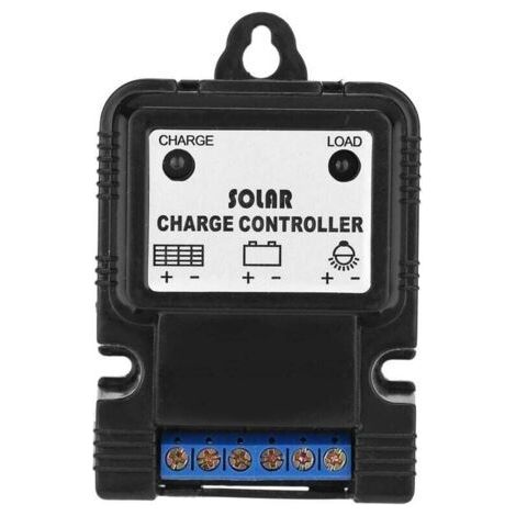 FENOPLASTICAPWM 6V / 12V 3A Régulateur de Charge Solaire Contrôleur solaire en plastique Contrôleur panneau solaire portable Régulateur de contrôleur d'énergie avec indicateur à LED Nouvel outil de pr (1/4)