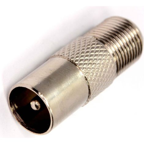Adapter RF-WT/F-GN gerader TV-Stecker für F-Montage