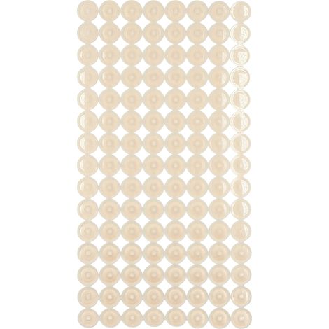 Tappetino antiscivolo per bagno 69x36 cm beige (1/5)