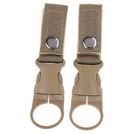 Buckle Hook - Nylon Webbing Clip - For Water Bottle Backpack Climbing Gear Belt Coat Hanger - 145 x 25 mm - 2 Pieces (1/4)