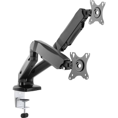 [NEUWERTIG] B-Ware Manhattan Monitor-Tischhalterung 462501 2 Displays Höhenverstellbar Schwarz (1/2)