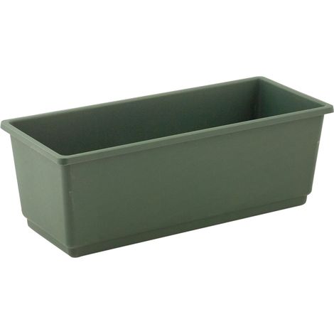 vaso da giardino per gerani verde, 35 cm