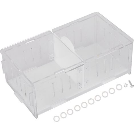 Boîte d'élevage en acrylique pour reptiles, aménagement paysager, mangeoire pour grillons combattants (1/5)