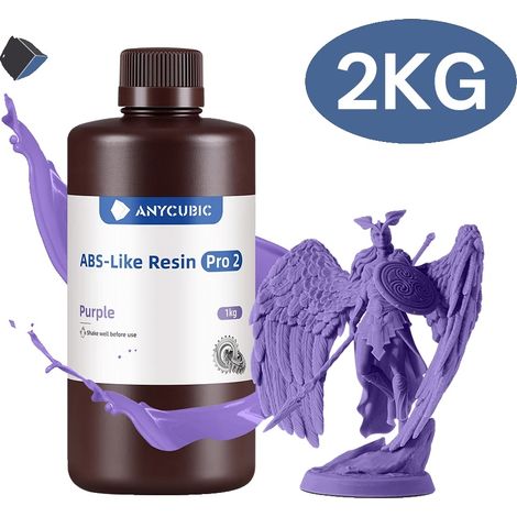 3D-Druckharz, hohe Präzision, schnelle Aushärtung, Lila 2 KG (1/2)