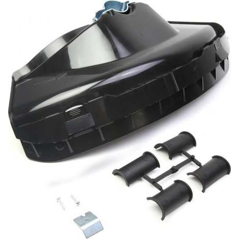 Carter protection/déflecteur débroussailleuse universel Pro Tecomec avec coupe fil intégré, grand modèle, Nylon (1/5)