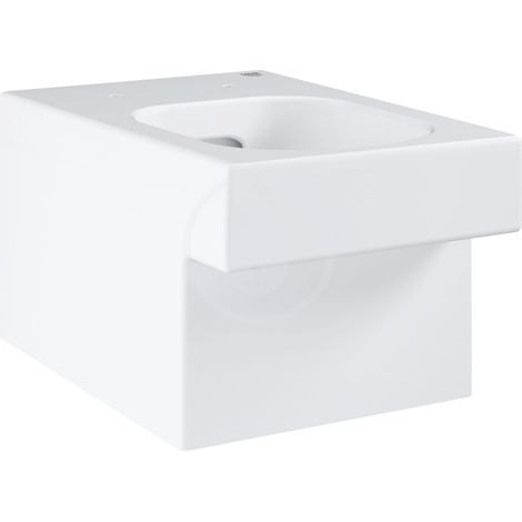 Grohe – Cuvette suspendue sans bride en céramique PureGuard – Évacuation horizontale – Chasse d'eau 3/4,5 l – Dimensions 565 × 370 mm – Blanc alpin (1/5)