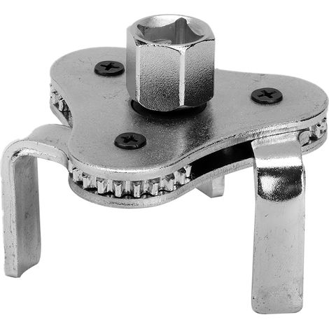 Clé universelle pour filtre à huile avec mandrin à trois mâchoires pour un retrait facile (63-105 mm), adaptée aux voitures et aux camions. (1/5)