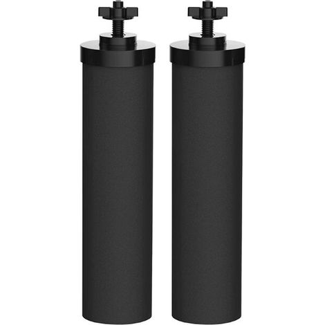 Élément filtrant BB9-2 en 2 pièces avec tige de charbon actif, filtration éliminant le chlore et les métaux lourds pour filtre Berkey (1/4)