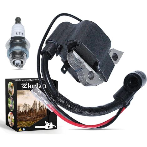 Pour STIHL 017, 018, MS170, MS180, 1130 400 1302, module d'allumage, bougie pour moteur deux-temps (1/5)