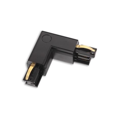 Connettore a L destro binario 3 fasi nero Maxlight