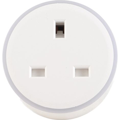 Prise connectée WiFi mini LED RGB variateur télécommandable avec minuterie pour smartphone (1/5)
