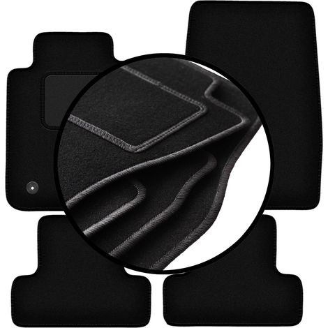 Ensemble complet de tapis en velours pour : Ford Mustang MK6 coupé (2014-)