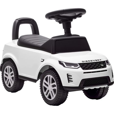 Offiziell lizenziertes elektrisches Land Rover Kinderauto für Kinder von 18 bis 36 Monaten mit Stauraum, Hupe und Motorengeräuschen – Weiß (1/5)