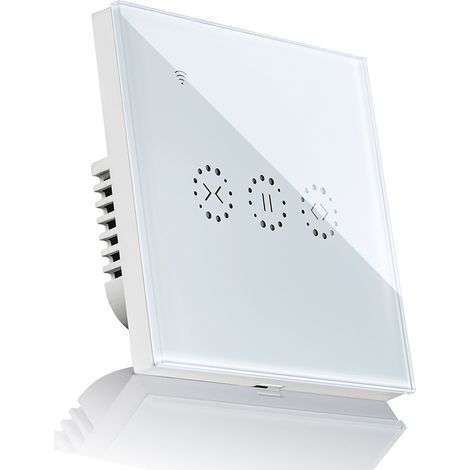 Intelligenter WLAN-Fernbedienungsschalter für Vorhänge, Garagentore, Türöffner, Rollladenmotor, Timer für Jalousien und Rollläden, Sprachsteuerung für Schlafenszeit, elektrischer Schalter, kompatibel (1/5)