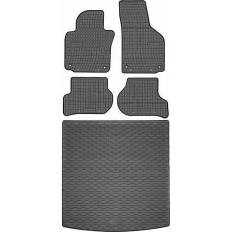 SET di tappetini in gomma per auto e tappetino per bagagliaio per VW Golf V Kombi dal 2003 al 2008 (1/5)