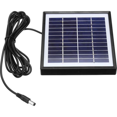 5W 12V Polysilizium-Solarpanel für den Außenbereich, geeignet für Überwachungskameras, 13 x 14 cm (1/5)