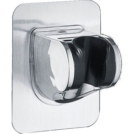 Support de pommeau de douche adhésif puissant, support de barre de douche réglable, fixation murale pour douchette à main, sans perçage