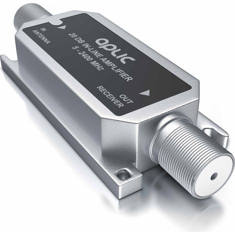 Aplic SAT Verstärker 20 dB Inlineverstärker / 5 MHz - 2400 MHz (1/4)