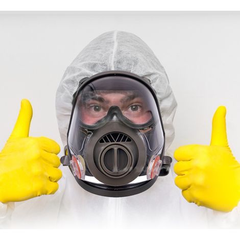 Masque respiratoire intégral 6800 anti-poussière en gel de silice, protection buccale élevée contre les projections de peinture, de produits chimiques et de formaldéhyde (respirateur) (1/5)