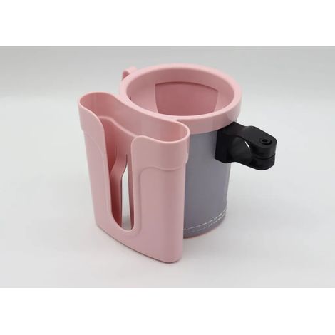 Support de téléphone pour vélo INF avec porte-bouteille, rose (1/4)