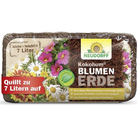 Neudorff Kokohum Blumenerde - 1 Brikett (1/5)