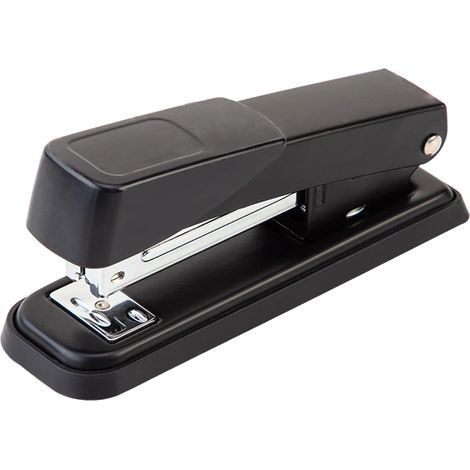 Agrafeuse robuste de grande capacité, idéale pour le bureau ou la maison - Noire (1/5)